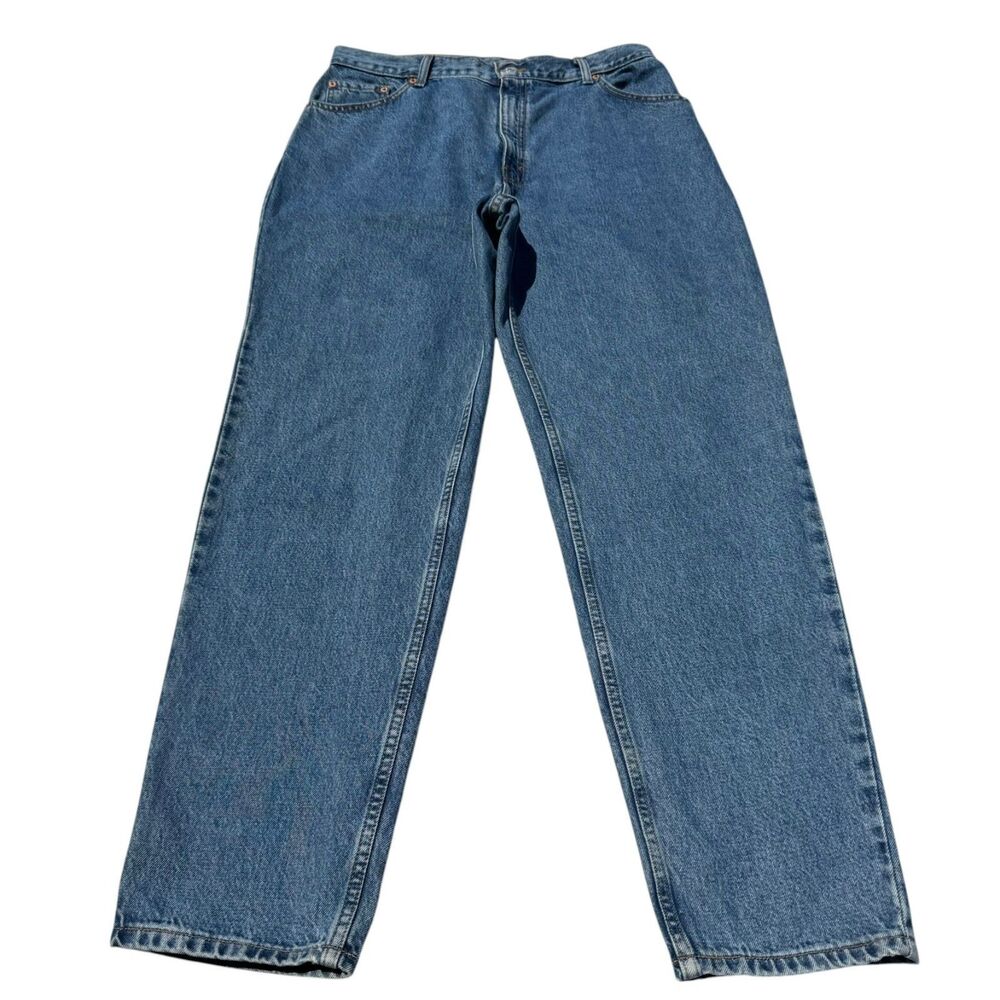 Vintage 1990s Levi’s 550 Relaxed Fit Tapered Jeans 34x31 Baggy 14M